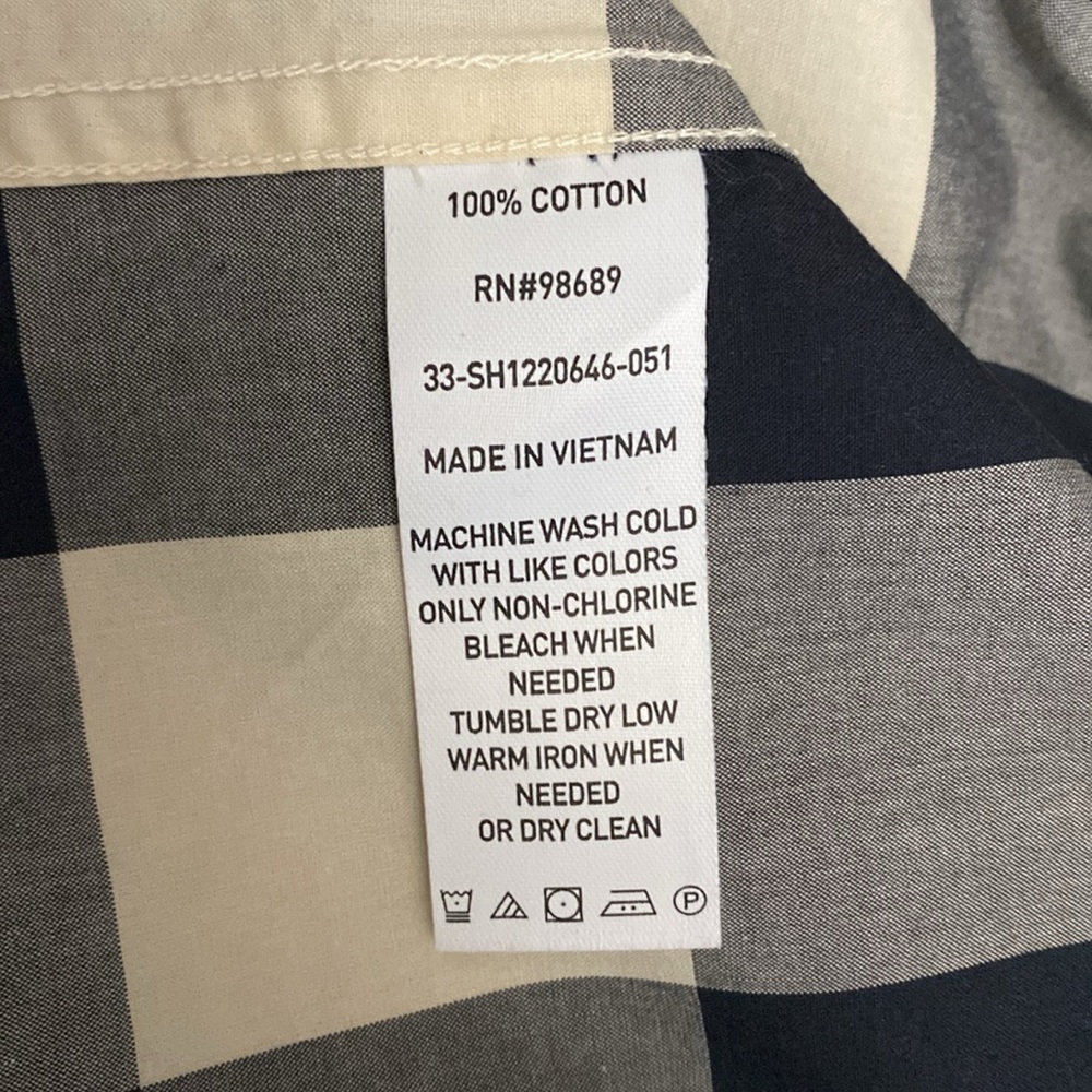 NWT TODD SNYDER Favorite LS Blue Gingham Collared Shirt - Picture 7 of 7